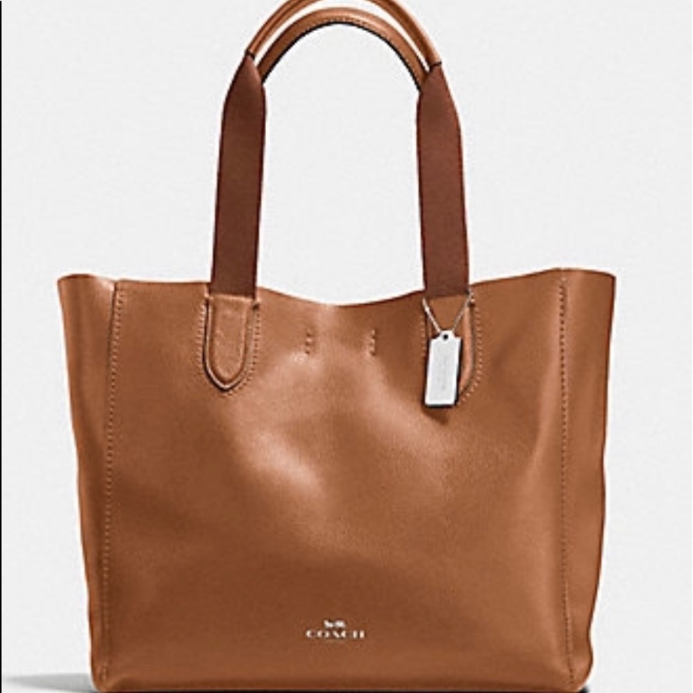 COACH Large Derby Pebble Leather Tote F59818